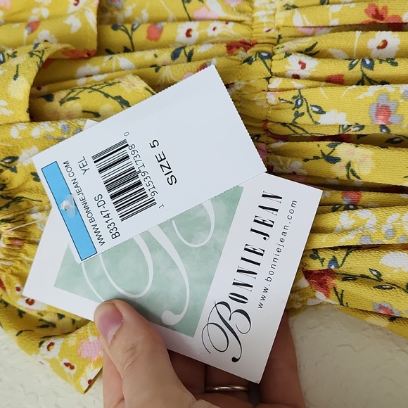 Yellow Floral Dress - Picture 4 of 4